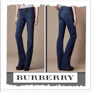 Burberry Brit Islington Boot Leg Jeans, Dark Wash 31